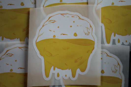 Dean Half Moon Sticker